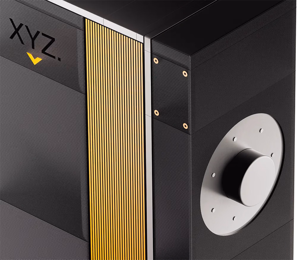 3D Product Render of a Smart Speaker.