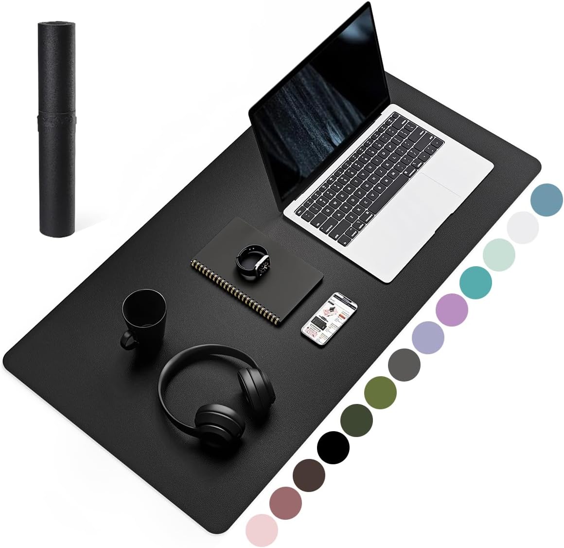 Black YSAGi desk mat — Amazon listing photograph